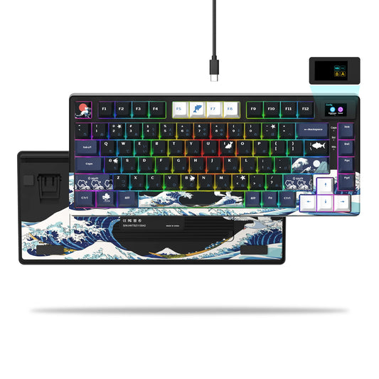 Mechanical Gaming Keyboard with OLED