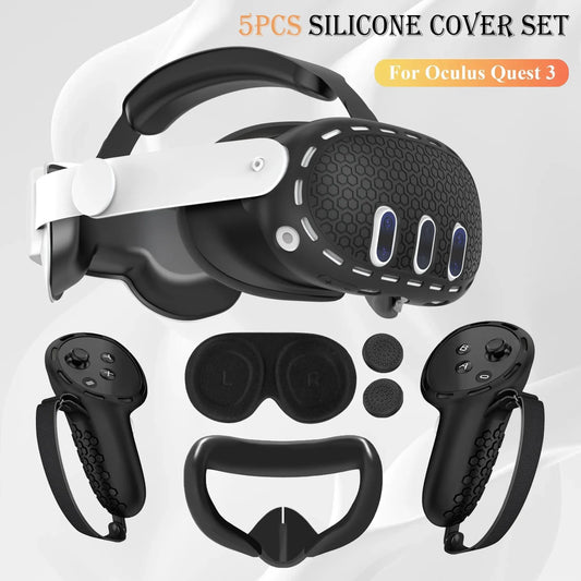 Silicone Cover Set for Oculus/Meta Quest 3