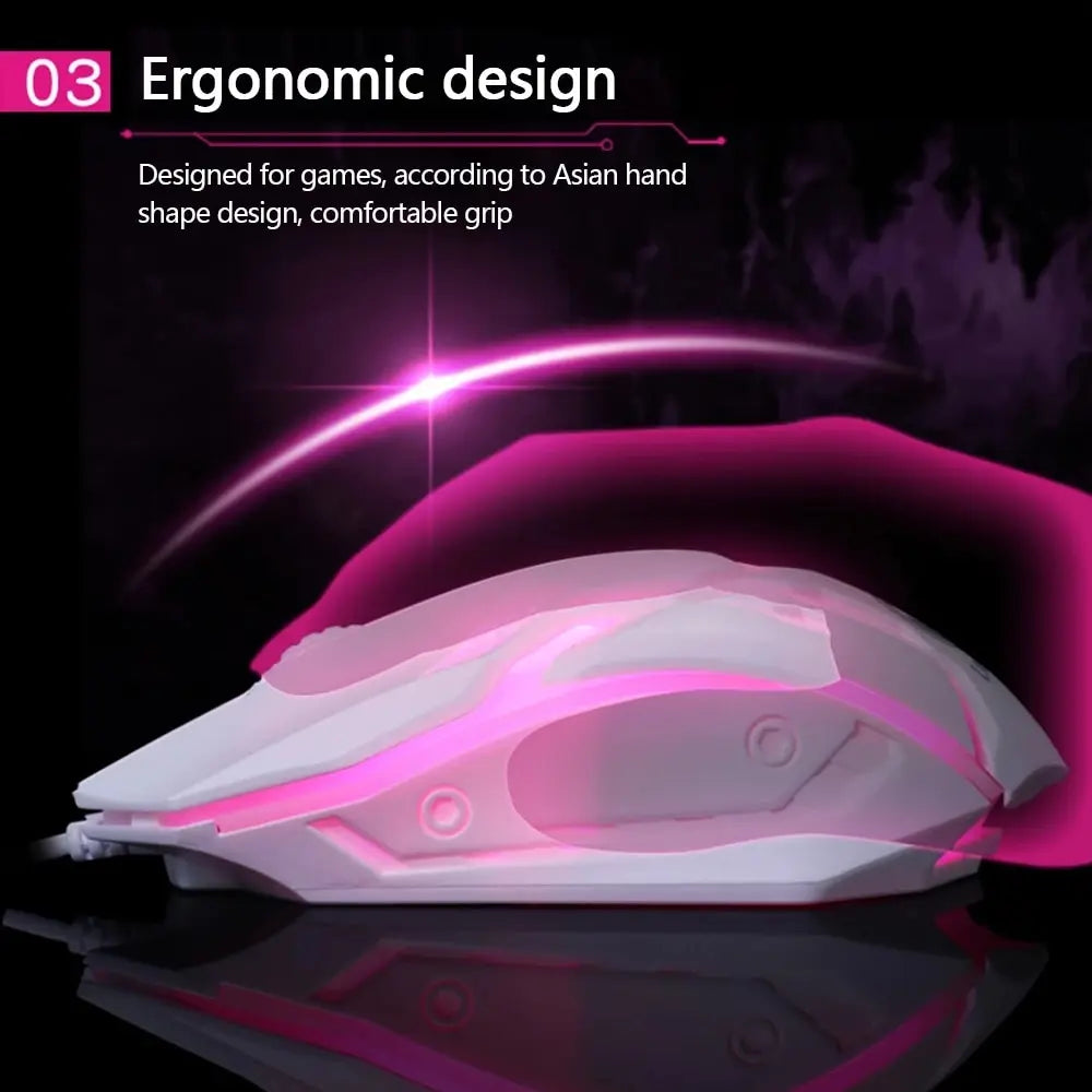 Luminous Backlit Wired Mouse USB